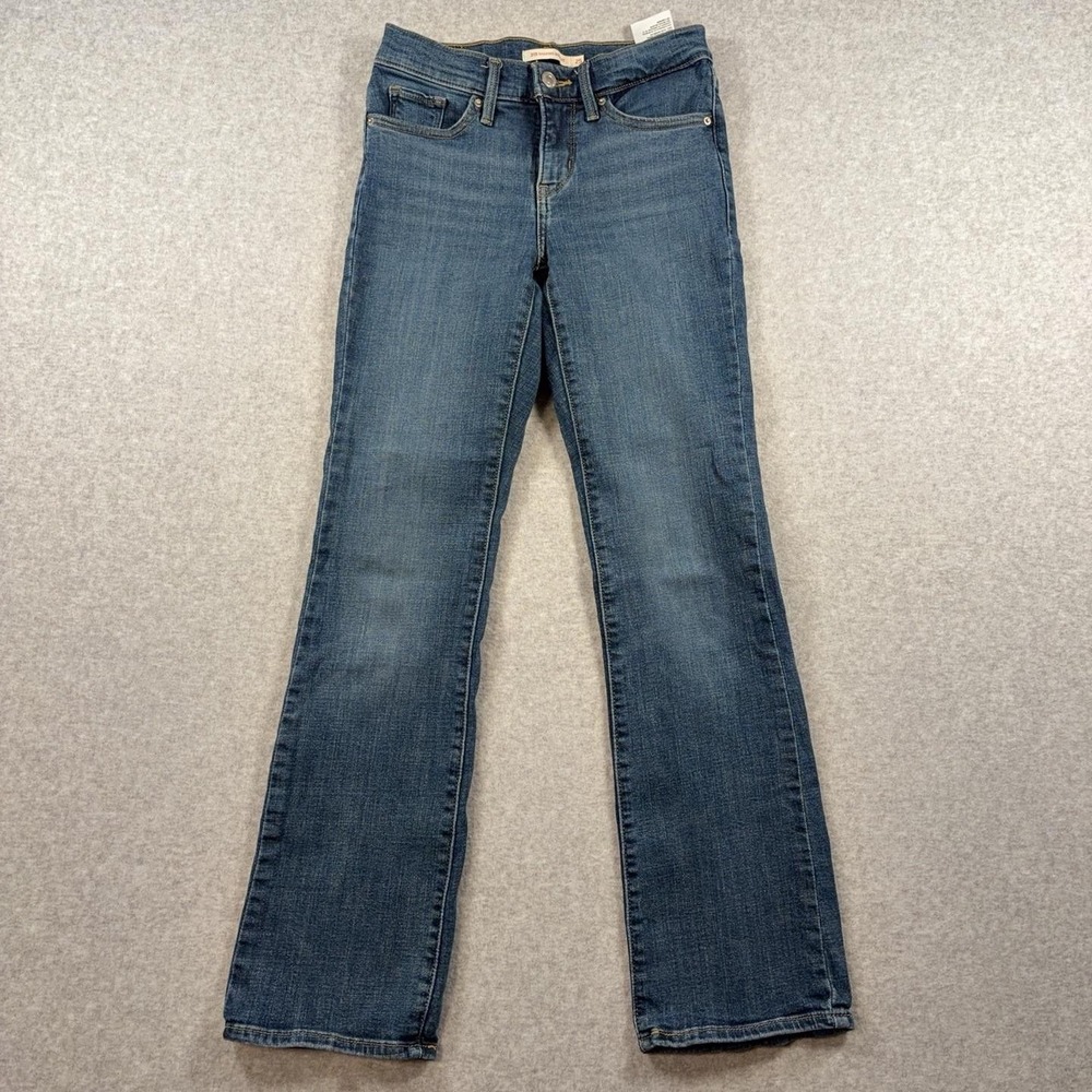 Levi's 315 Shaping Bootcut Jeans Womens 25x30 Medium Wash Mid Rise Stretch Denim